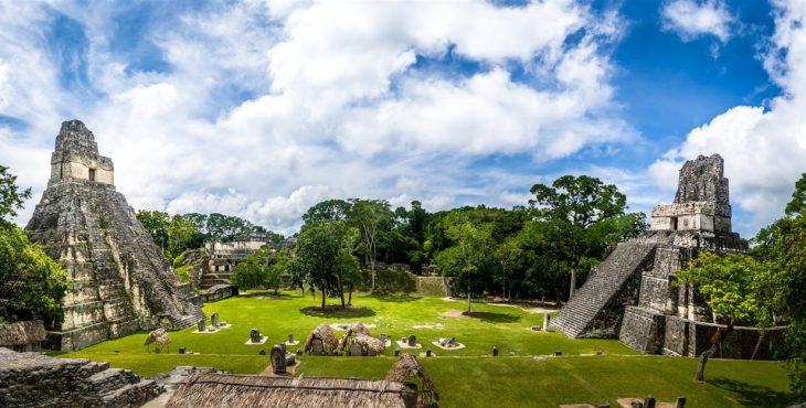 Tres lugares turísticos en Guatemala