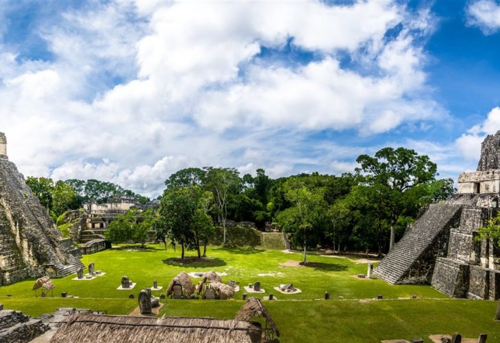 Tres lugares turísticos en Guatemala
