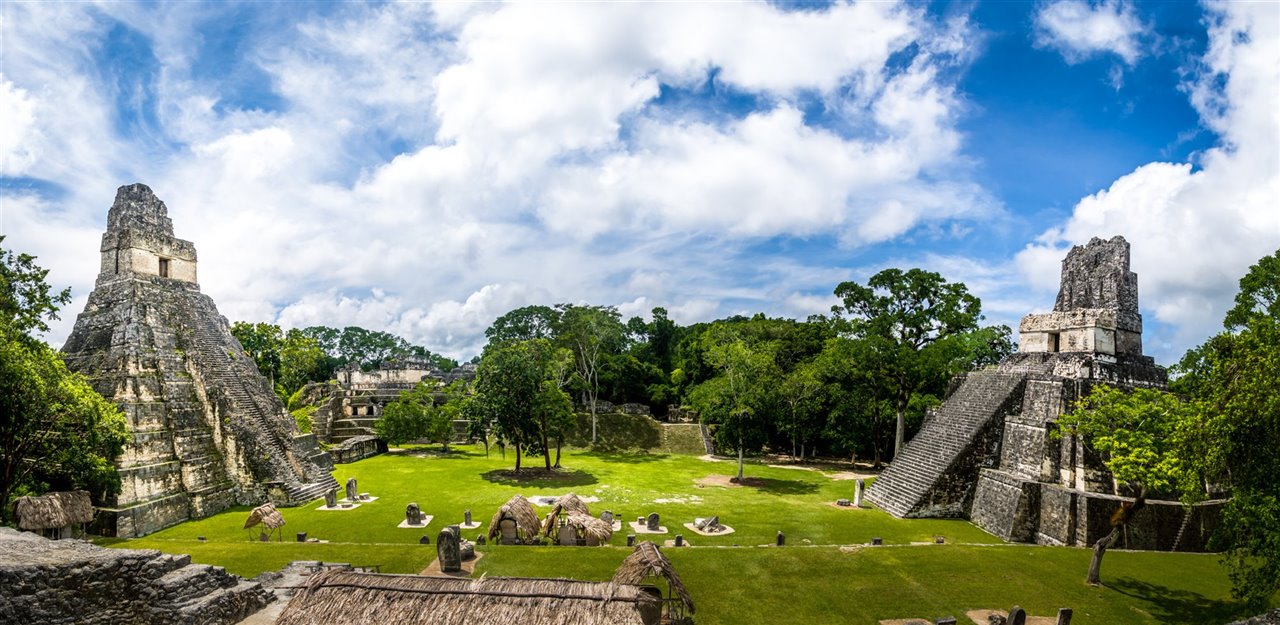 Tres lugares turísticos en Guatemala