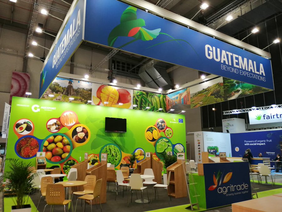 Feria europea: productos agrícolas Guatemala