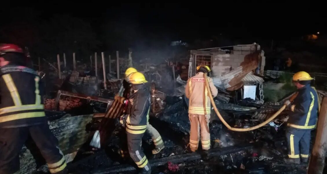 Incendio destruye cuatro hogares en Villalobos 2, Villa Nueva