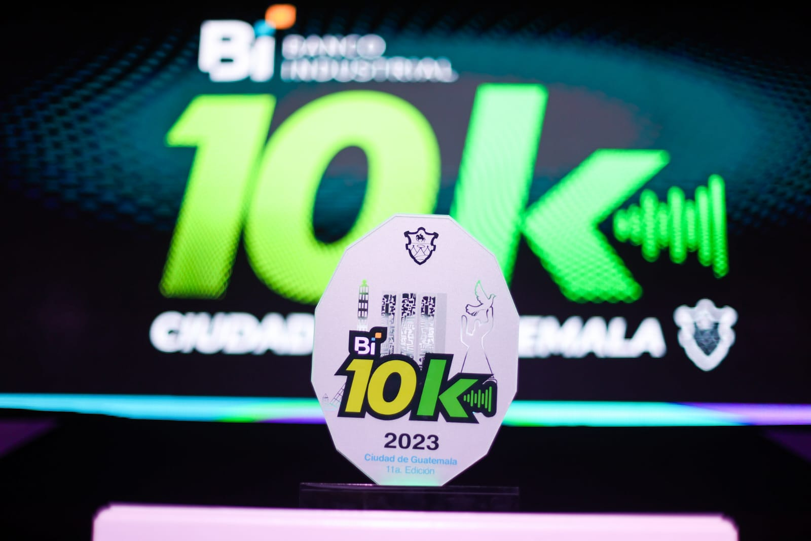 Carrera nocturna 10k en la Ciudad de Guatemala