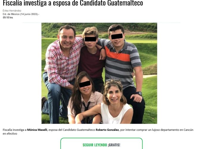 Por intentar comprar departamento en efectivo, esposa de González Canela ahora es investigada