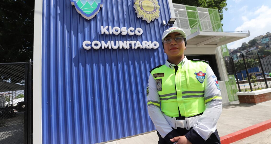 Ricardo Quiñónez, inaugura kiosco comunitario en Zona 18 para fortalecer la prevención contra la violencia y el delito