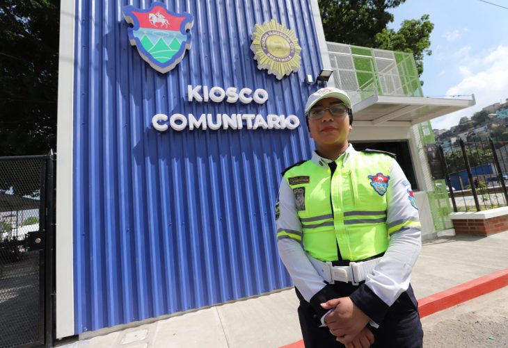 Ricardo Quiñónez, inaugura kiosco comunitario en Zona 18 para fortalecer la prevención contra la violencia y el delito