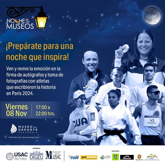 Este fin de semana se llevara a cabo la Noche de Museos 2024 en Guatemala, un evento lleno de arte y cultura.
