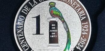 Nueva venta de monedas conmemorativas por el centenario del Quetzal