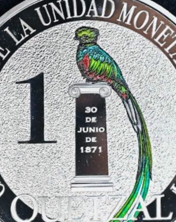 Nueva venta de monedas conmemorativas por el centenario del Quetzal