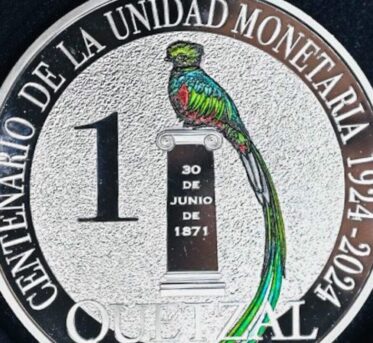 Nueva venta de monedas conmemorativas por el centenario del Quetzal