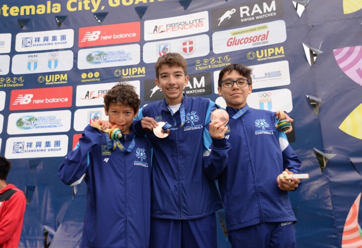 Guatemala brilla en el Campeonato Mundial y Panamericano de Tetratlón 2024
