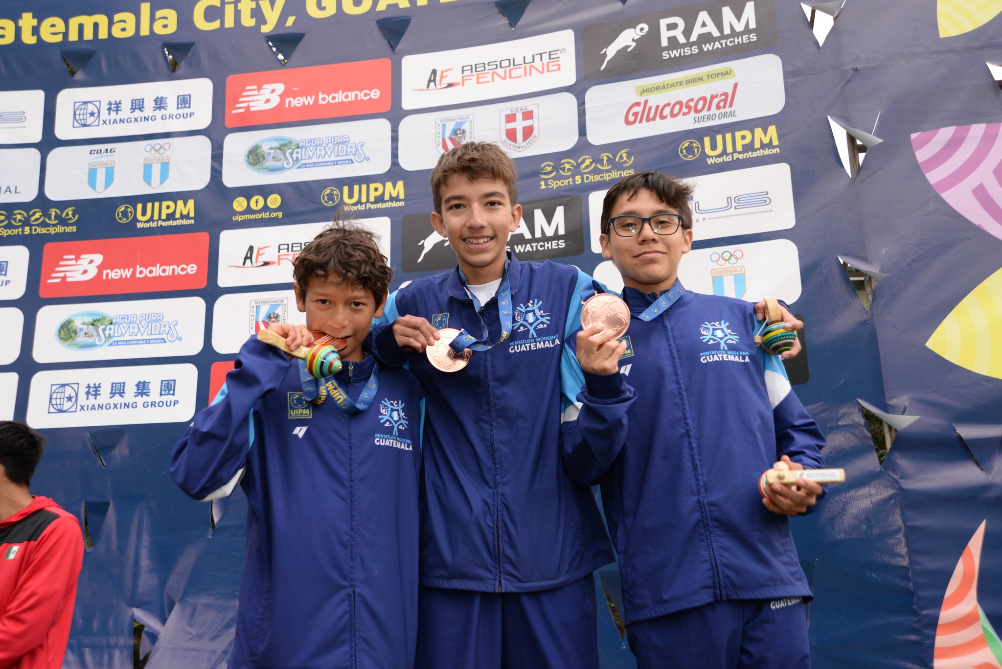 Guatemala brilla en el Campeonato Mundial y Panamericano de Tetratlón 2024