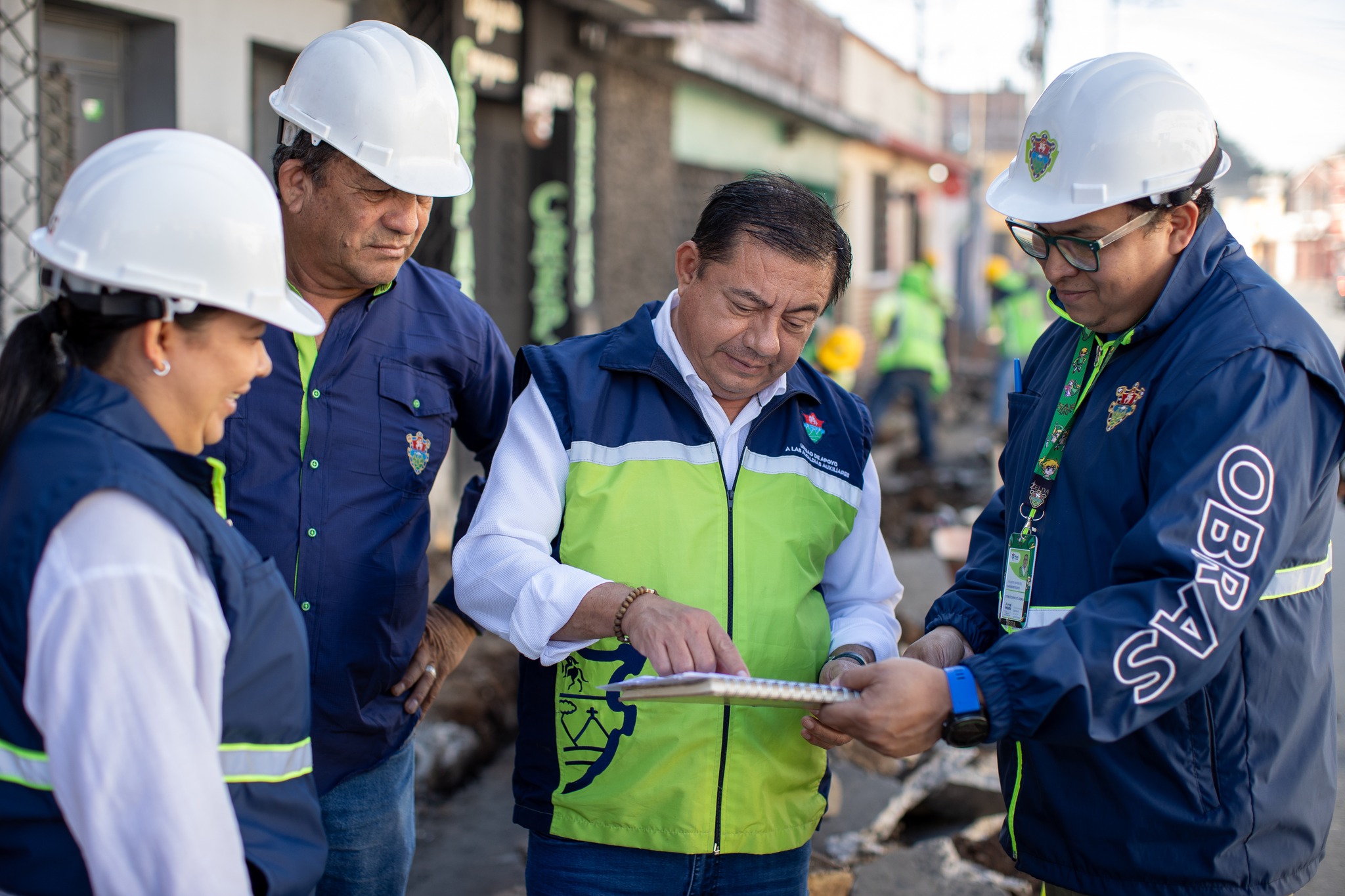 Ricardo Quiñonez recibe informe de logros de la Gerencia de Obras de Ciudad de Guatemala