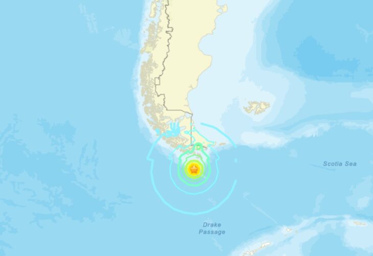 Así se vivió el terremoto de 7.4 en el sur de Argentina y Chile