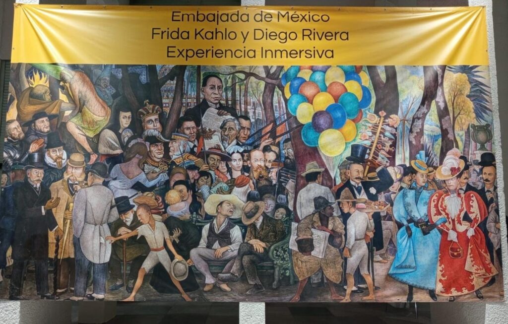 exposición inmersiva frida y diego 