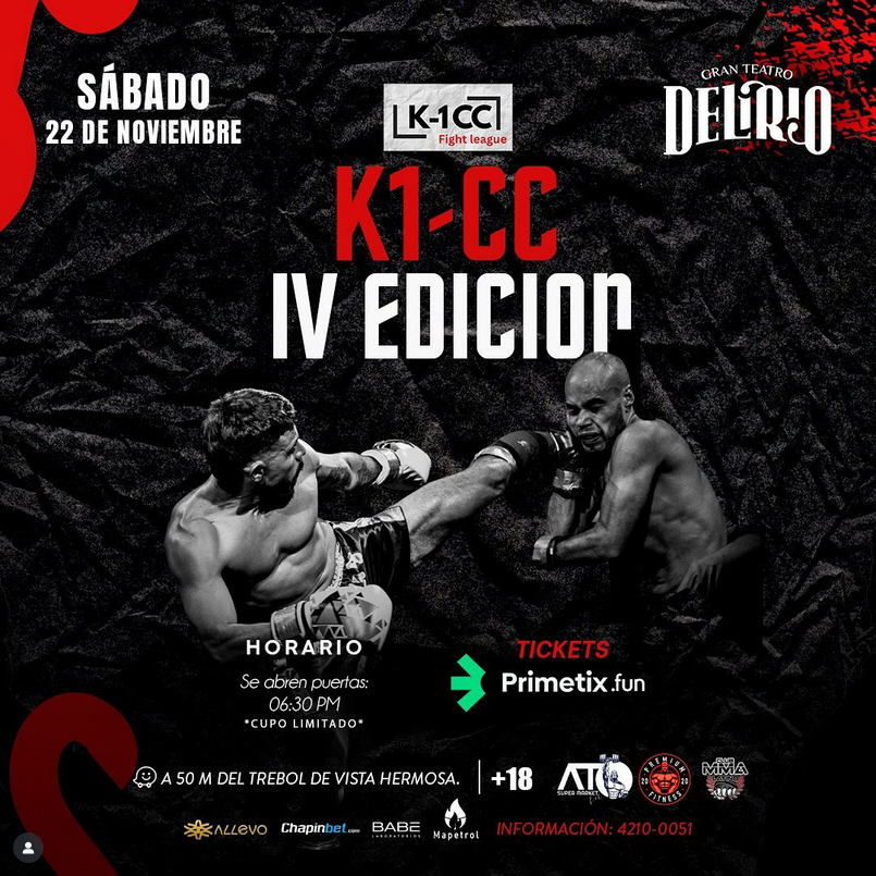 Talento local bajo los reflectores: las peleas del K-1 que podrían cambiar el panorama del combate en Guatemala