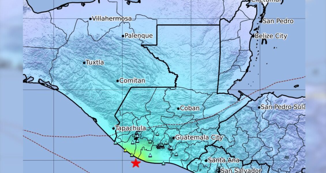 Sismo de 5.8 sacude la zona fronteriza entre México y Guatemala