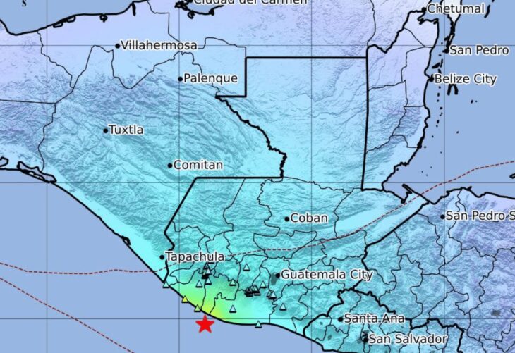 Sismo de 5.8 sacude la zona fronteriza entre México y Guatemala