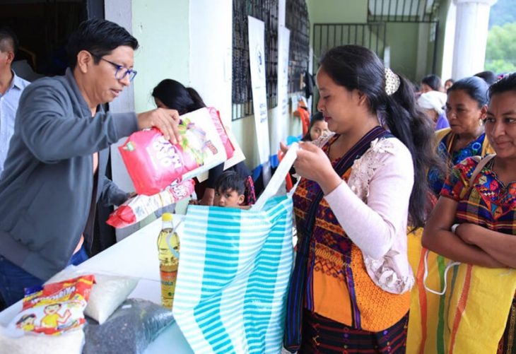 Guatemala brinda asistencia alimentaria a un millón de familias