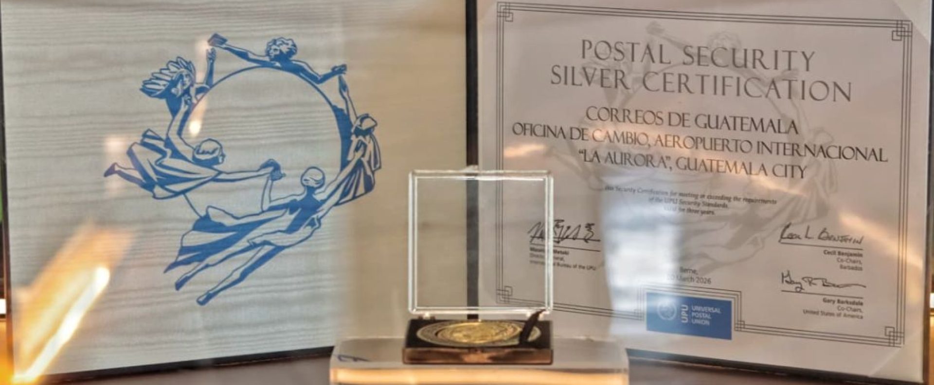 Correos de Guatemala obtiene certificación internacional