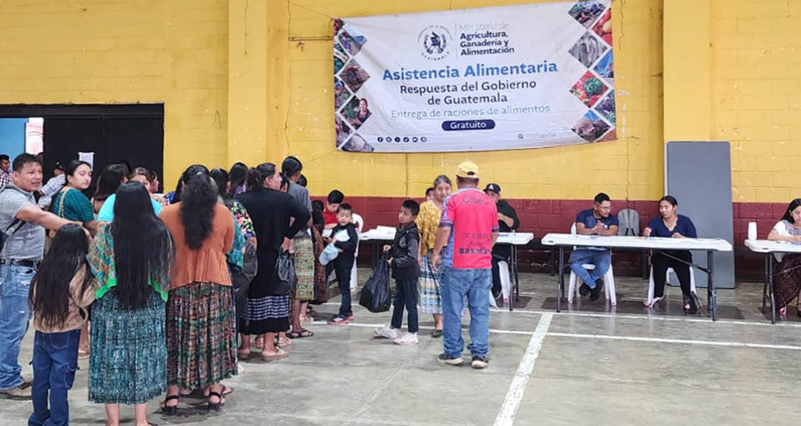 Miles de familias reciben alimentos por programas del MAGA