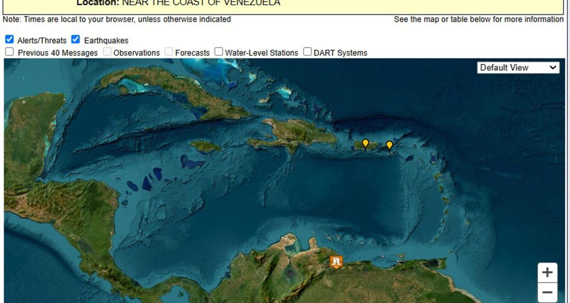El terremoto en Caracas que alerto de un tsunami