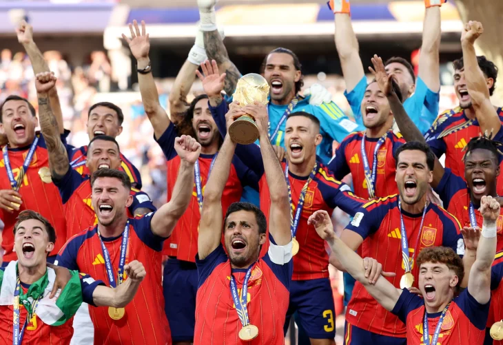 España celebra su segunda Copa del Mundo en 2026