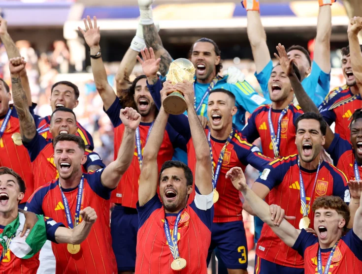 España celebra su segunda Copa del Mundo en 2026