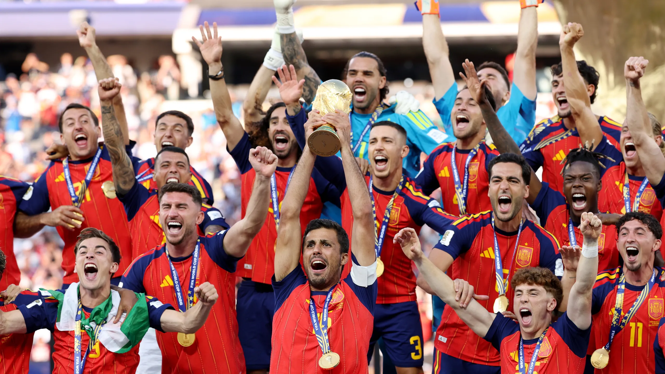 España celebra su segunda Copa del Mundo en 2026