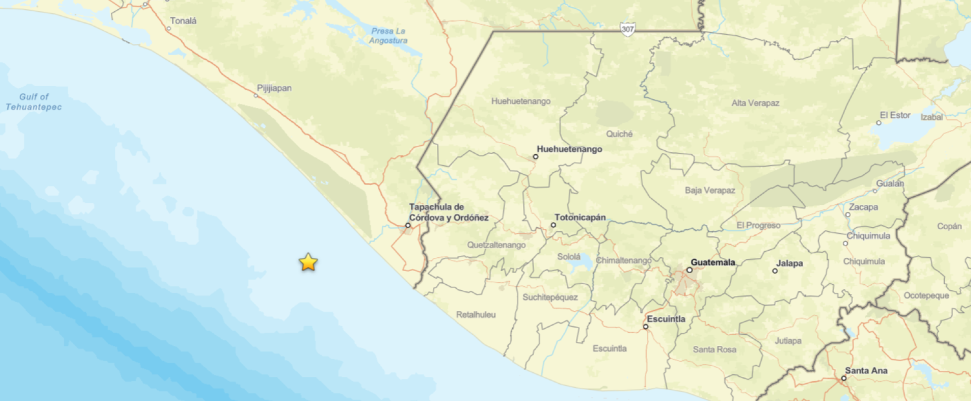 Guatemala activa protocolos por fuerte sismo de 7.4