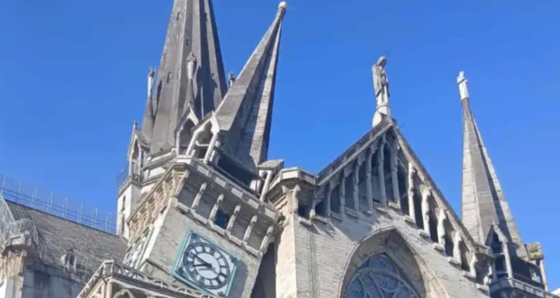 El terremoto vuelve a golpear la Catedral de Manizales hoy