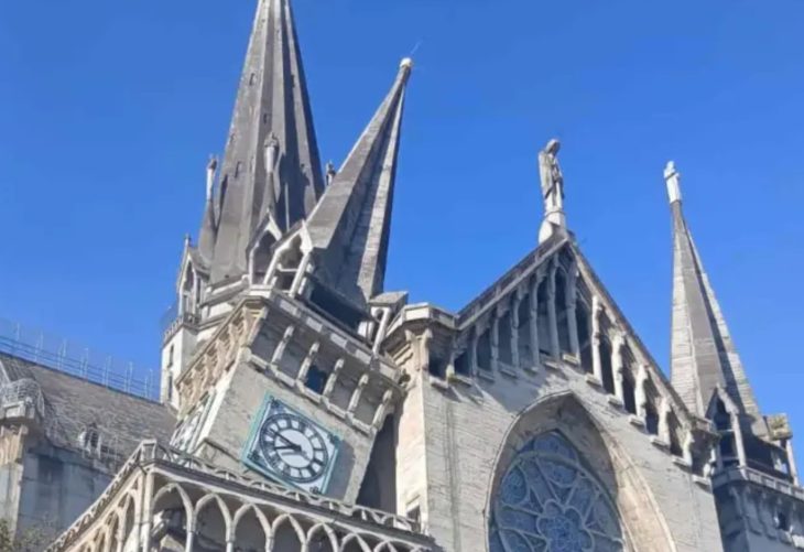 El terremoto vuelve a golpear la Catedral de Manizales hoy