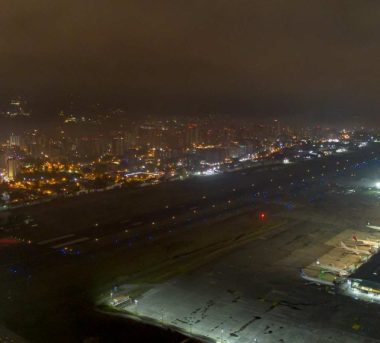 Modernizan el sistema de luces de pista de La Aurora