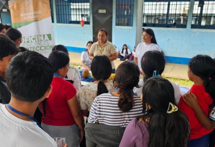 Alimentación saludable jóvenes Poptun Peten se promueve.
