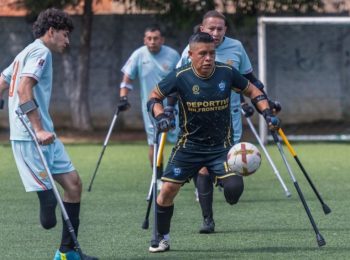 Torneo de fútbol 7 adaptado brilla en Campos del Roosevelt
