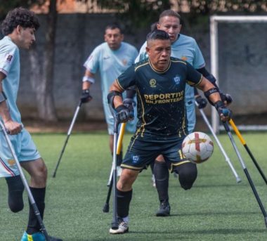 Torneo de fútbol 7 adaptado brilla en Campos del Roosevelt