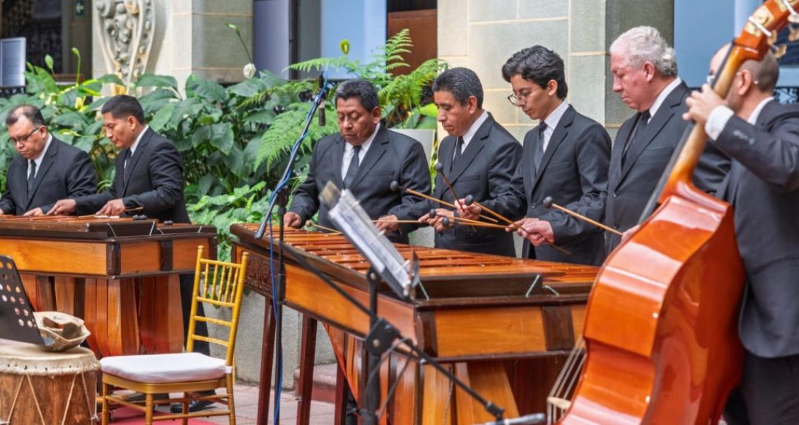 Inauguran el Marimba Fest 2026 en el Palacio Nacional.