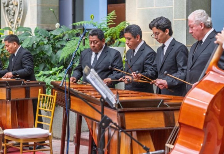 Inauguran el Marimba Fest 2026 en el Palacio Nacional.