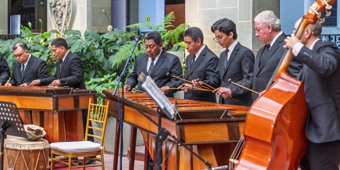 Inauguran el Marimba Fest 2026 en el Palacio Nacional.