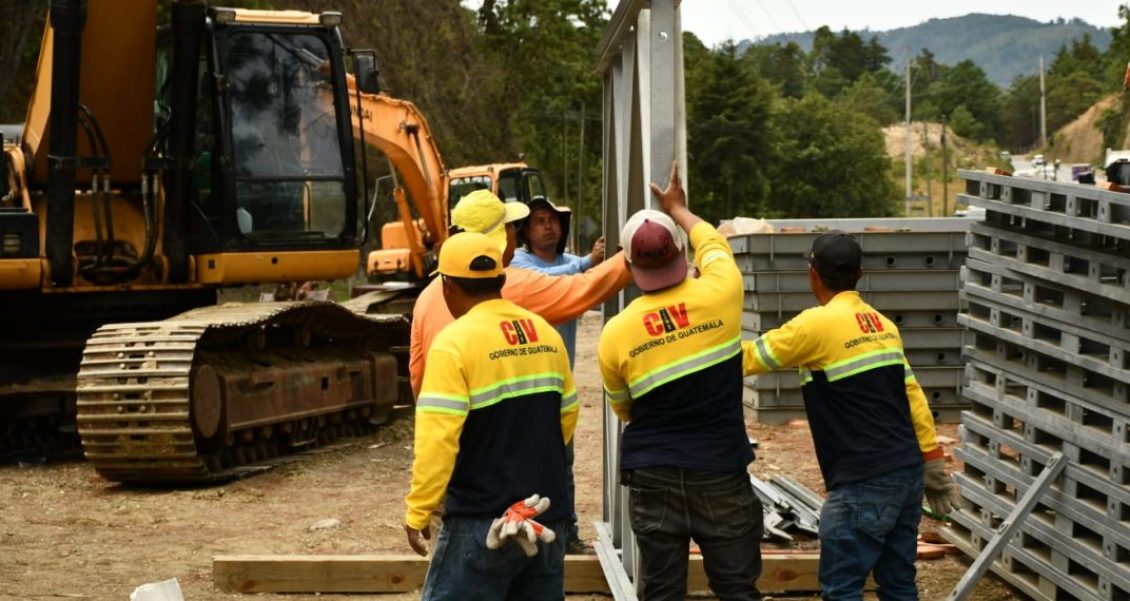 San Jerónimo: inicia montaje de nuevo puente modular