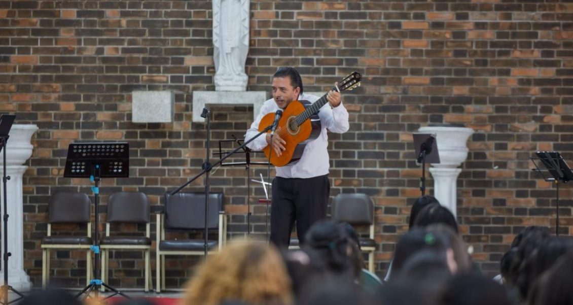Concierto didáctico del Quinteto Xocomil motiva a jóvenes