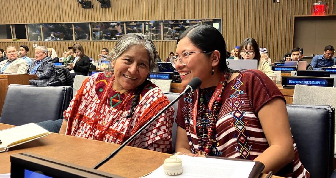 Tz’ununija’ alza la voz en el Foro Indígena de la ONU