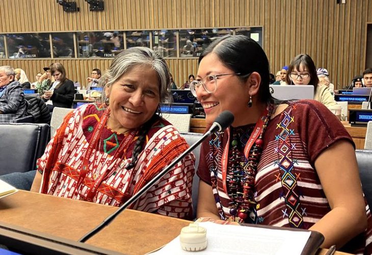 Tz’ununija’ alza la voz en el Foro Indígena de la ONU