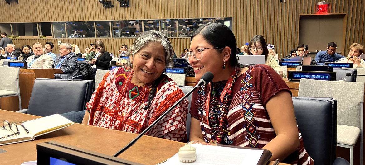 Tz’ununija’ alza la voz en el Foro Indígena de la ONU
